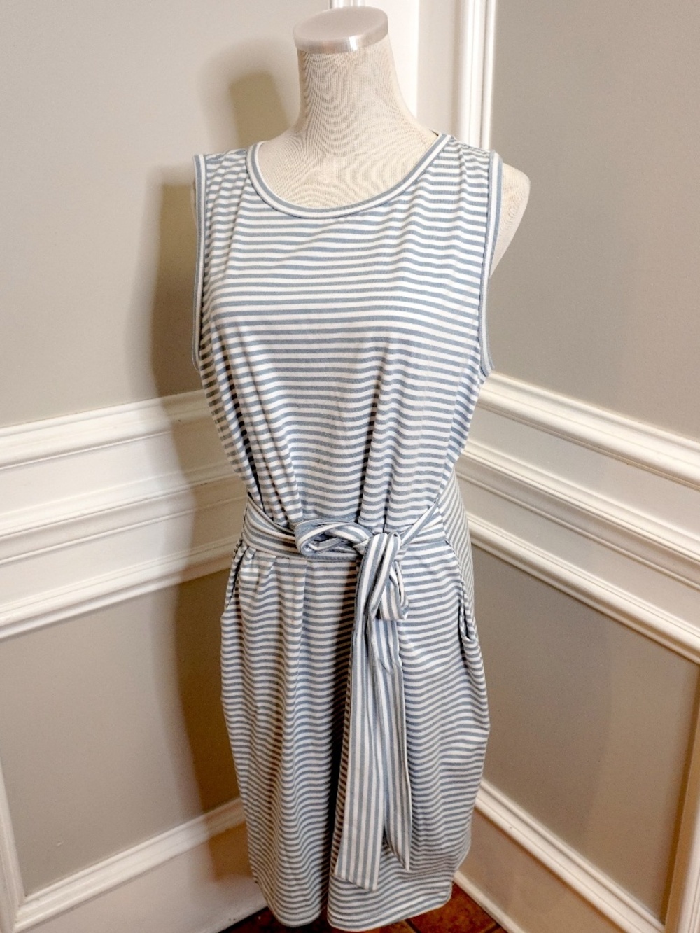 Summer Stripped Dress, Size L